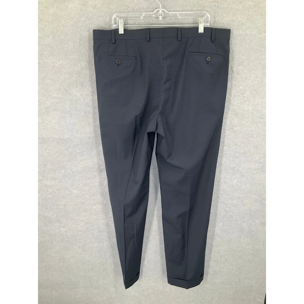 Lauren Ralph Lauren Mens High Performance Wool‎ Pleated Dress Pants 40W 30L
